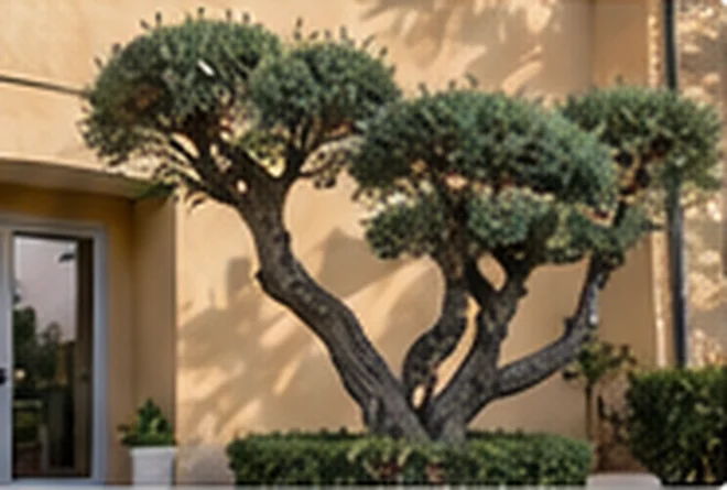 Albero ornamentale sagomato, immagine illustrativa